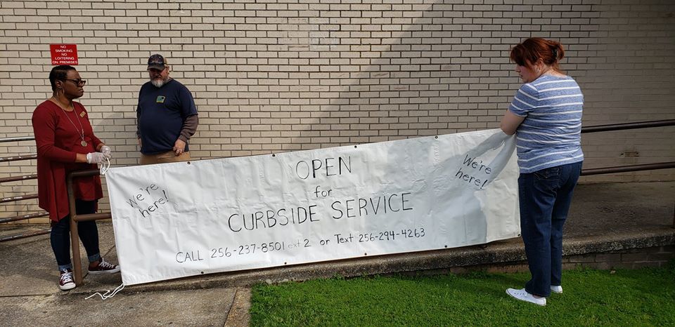 Public Library of Anniston-Calhoun County curbside